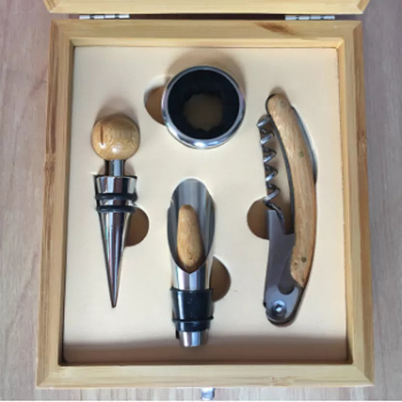 Wood Wine Key Set