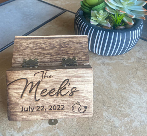 Custom Ring Storage Box