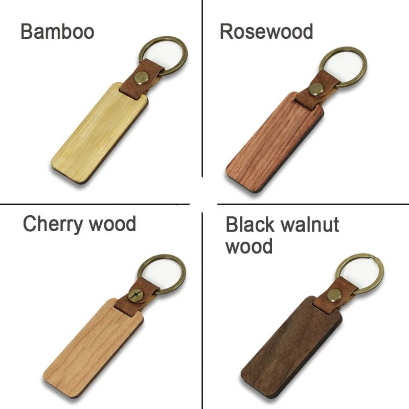 Custom Wood Key Chain