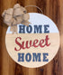 Home sweet home door sign