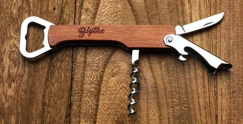 Engraved Wine Key
