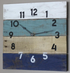 Pallet Wood Stripe Clock