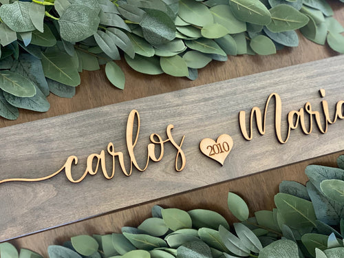 Couples Name Sign