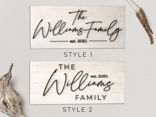 Family Custom Signs